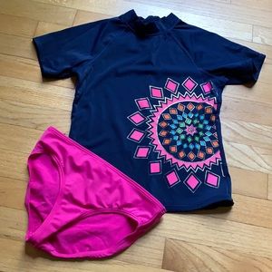 Girls Lands End swim set